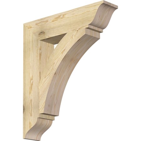 Ekena Millwork Thorton Traditional Rough Sawn Bracket, Douglas Fir, 6"W x 28"D x 32"H BKT06X28X32THR01RDF